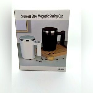 Stainless Steel Self Stirring Mug Auto Self Mixing Cup Magnetic Tea Milk Coffee